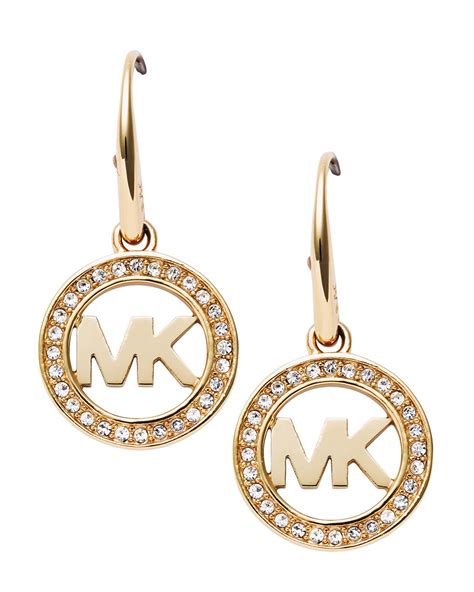 michael kors logo earrings|Michael Kors earrings on sale.